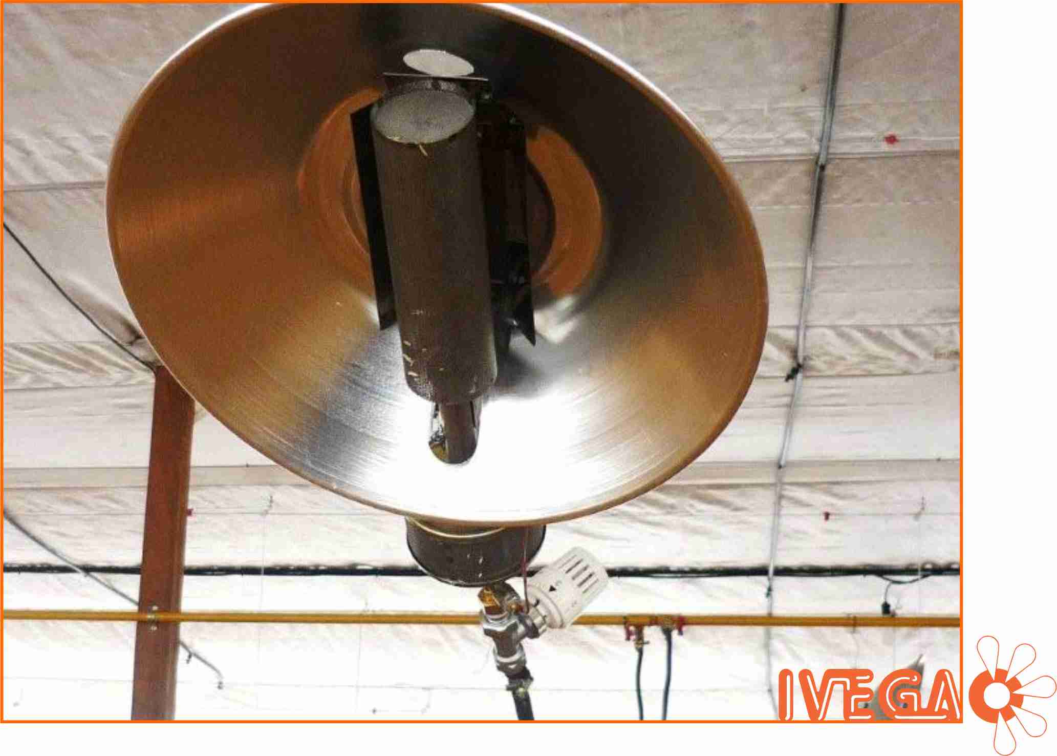 Estufa de 5000 watts para pollos y pollitos